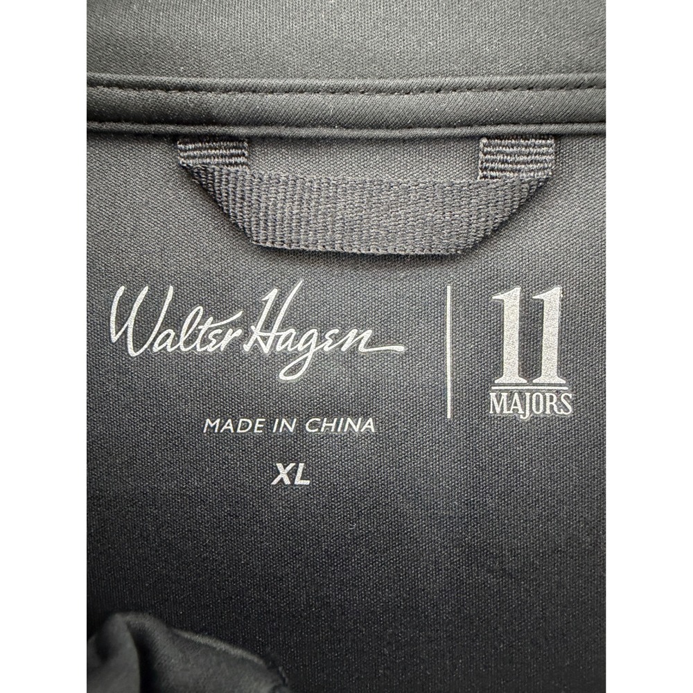 Walter Hagen 11 Majors Mens XL Black Full Zip Golf Vest HydroHalt MGA36050 NWT - Picture 4 of 9